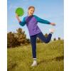 IUGA Girls Fleece Lined Leggings High Waisted Yoga Pants with Pockets Winter Leggings for Girls Athletic Warm Leggings(Navy)
