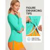 IUGA Rash Guard for Women UPF 50+ Long Sleeve Sun Shirts Swim Shirts for Women Lightweight UV Protection Shirts Hiking Tops(Apple Green)