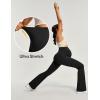 IUGA Soft Maternity Pants for Women Yoga Maternity Leggings with Pockets Dressy Maternity Clothes Over The Belly(Black)