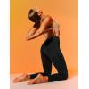 IUGA Water Resistant Fleece Lined Leggings Women Warm Winter Thermal Pants with Pockets for Hiking Yoga(Black)