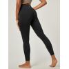 IUGA Water Resistant Fleece Lined Leggings Women Warm Winter Thermal Pants with Pockets for Hiking Yoga(Black)