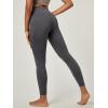 IUGA Water Resistant Fleece Lined Leggings Women Warm Winter Thermal Pants with Pockets for Hiking Yoga(Grey)
