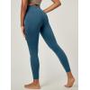 IUGA Water Resistant Fleece Lined Leggings Women Warm Winter Thermal Pants with Pockets for Hiking Yoga(Prussian Blue)