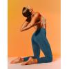 IUGA Water Resistant Fleece Lined Leggings Women Warm Winter Thermal Pants with Pockets for Hiking Yoga(Prussian Blue)