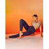 IUGA Water Resistant Fleece Lined Leggings Women Warm Winter Thermal Pants with Pockets for Hiking Yoga(Purple)