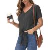 IUGA womens Casual(Gray-updated)