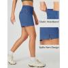 IUGA 5″ Hiking Golf Shorts with Pockets Quick Dry Womens Cargo Shorts Casual Summer Short(Steel Blue)