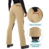 IUGA Snow Pants Womens Ski Hiking Pants Waterproof Outdoor Insulated Softshell Winter Fleece Lined Snowboard Pants 4 Pockets(Khaki)