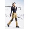 IUGA Snow Pants Womens Ski Hiking Pants Waterproof Outdoor Insulated Softshell Winter Fleece Lined Snowboard Pants 4 Pockets(Khaki)