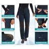 IUGA Snow Pants Womens Ski Hiking Pants Waterproof Outdoor Insulated Softshell Winter Fleece Lined Snowboard Pants 4 Pockets(Navy)