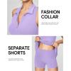 IUGA Tennis Dresses for Women Golf Dress with Shorts Underneath Built-in Bra Workout Exercise Athletic Dress with Pockets(Lavender)