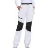 IUGA Snow Pants Womens Ski Hiking Pants Waterproof Outdoor Insulated Softshell Winter Fleece Lined Snowboard Pants 4 Pockets(White)