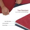 IUGA Yoga Mat Thick Non Slip Anti-tear Pilates Mat Eco Friendly Hot Yoga Mats for Workout & Exercise(72″x 24″x 6mm)(Dark Red)