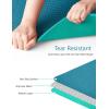 IUGA Yoga Mat Thick Non Slip Anti-tear Pilates Mat Eco Friendly Hot Yoga Mats for Workout & Exercise(72″x 24″x 6mm)(Ocean)