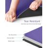 IUGA Yoga Mat Thick Non Slip Anti-tear Pilates Mat Eco Friendly Hot Yoga Mats for Workout & Exercise(72″x 24″x 6mm)(Purple)