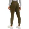 IUGA Fleece Lined Sweatpants Women Joggers with Pockets High Waisted Sherpa Winter Pants for Women Warm(Brown)