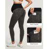 IUGA Stretchy Maternity Jeans Over Belly Skinny High Waisted Jeggings for Women Comfy Maternity Pants for Work with Pockets(Grey)