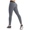 IUGA Thick Fleece Lined Leggings Women High Waist Warm Yoga Pants Winter Workout Thermal Leggings for Women(Grey)