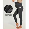IUGA Buttery Soft Maternity Leggings Over The Belly Maternity Pants with Pockets Maternity Clothes for Yoga Work(Dark Grey)