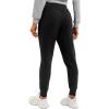 IUGA Fleece Lined Sweatpants Women Joggers with Pockets High Waisted Sherpa Winter Pants for Women Warm(Black)