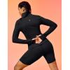 IUGA Compression Leggings & Workout Jackets Set- Tummy Control Fit, All-Day Comfort (Black, M)