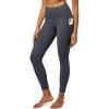 IUGA High Waist Yoga Pants with Pockets, Leggings for Women Tummy Control, Workout Leggings for Women 4 Way Stretch Dark Gray