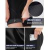 IUGA Padded Bike Shorts Women 4D Breathable Womens Cycling Shorts with Padding Mountain Biking Shorts with Pockets(Black)