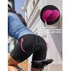 IUGA Padded Bike Shorts Women 4D Breathable Womens Cycling Shorts with Padding Mountain Biking Shorts with Pockets(Black|blue)