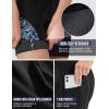 IUGA Padded Bike Shorts Women 4D Breathable Womens Cycling Shorts with Padding Mountain Biking Shorts with Pockets(Black|crackle)