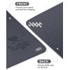 IUGA Eco Friendly Yoga Mat with Alignment Lines, Free Carry Strap, Non Slip TPE Yoga Mat for All Types of Yoga, Extra Large Exercise and Fitness Mat Size 72”X26”X1/4″