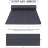 IUGA Eco Friendly Yoga Mat with Alignment Lines, Free Carry Strap, Non Slip TPE Yoga Mat for All Types of Yoga, Extra Large Exercise and Fitness Mat Size 72”X26”X1/4″