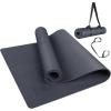 IUGA Eco Friendly Yoga Mat with Alignment Lines, Free Carry Strap, Non Slip TPE Yoga Mat for All Types of Yoga, Extra Large Exercise and Fitness Mat Size 72”X26”X1/4″