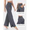 IUGA Wide Leg Yoga Pants for Women Side Slits High Waisted Wide Leg Sweatpants Women Comfy Lounge Palazzo Pants with Pockets