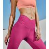 IUGA Women’s Crossover Leggings with Pockets Workout Leggings for Women Tummy Control High Waisted V Cross Waist Yoga Pants