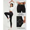 IUGA Stretchy Jeans for Women High Waist Pull on Jeggings Tummy Control Skinny Sweatpant Jean Leggings with Pockets Trendy(Black)