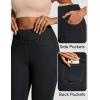 IUGA High Waist Yoga Pants with Pockets, Leggings for Women Tummy Control, Workout Leggings for Women 4 Way Stretch(Black Jeans)