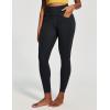 IUGA High Waist Yoga Pants with Pockets, Leggings for Women Tummy Control, Workout Leggings for Women 4 Way Stretch(Black Jeans)