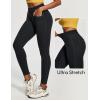 IUGA High Waist Yoga Pants with Pockets, Leggings for Women Tummy Control, Workout Leggings for Women 4 Way Stretch(Black Jeans)