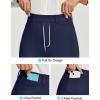 IUGA Stretchy Work Pants Women Pull On Skinny Ponte Dress Pants Slim Fit Office Teacher Business Casual Outfits with Pockets(Navy Blue)