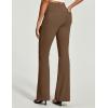 IUGA Womens Dress Pants Stretchy Work Pants Slacks Women Business Casual Bootcut High Waisted Pull On Trousers with Pockets(Caramel)
