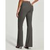 IUGA Womens Dress Pants Stretchy Work Pants Slacks Women Business Casual Bootcut High Waisted Pull On Trousers with Pockets(Charcoal)