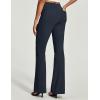 IUGA Womens Dress Pants Stretchy Work Pants Slacks Women Business Casual Bootcut High Waisted Pull On Trousers with Pockets(Midnight Blue)