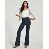 IUGA Womens Dress Pants Stretchy Work Pants Slacks Women Business Casual Bootcut High Waisted Pull On Trousers with Pockets(Midnight Blue)