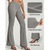 IUGA Womens Dress Pants Stretchy Work Pants Slacks Women Business Casual Bootcut High Waisted Pull On Trousers with Pockets(Moonlight Gray)