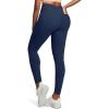 IUGA High Waist Yoga Pants with Pockets, Leggings for Women Tummy Control, Workout Leggings for Women 4 Way Stretch(Navy Jeans)