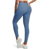 IUGA High Waist Yoga Pants with Pockets, Leggings for Women Tummy Control, Workout Leggings for Women 4 Way Stretch(Vibrant Blue Jeans)