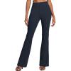 IUGA Womens Dress Pants Stretchy Work Pants Slacks Women Business Casual Bootcut High Waisted Pull On Trousers with Pockets(Midnight Blue)