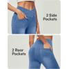 IUGA Stretchy Skinny Jeans for Women High Waist Pull on Jeggings Sweatpant Jeans Tummy Control Jean Leggings with Pockets(Baby Blue)