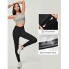 IUGA Stretchy Skinny Jeans for Women High Waist Pull on Jeggings Sweatpant Jeans Tummy Control Jean Leggings with Pockets(Black)