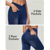 IUGA Stretchy Skinny Jeans for Women High Waist Pull on Jeggings Sweatpant Jeans Tummy Control Jean Leggings with Pockets(Dark Blue)